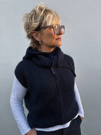 Gilet col rond sans manches