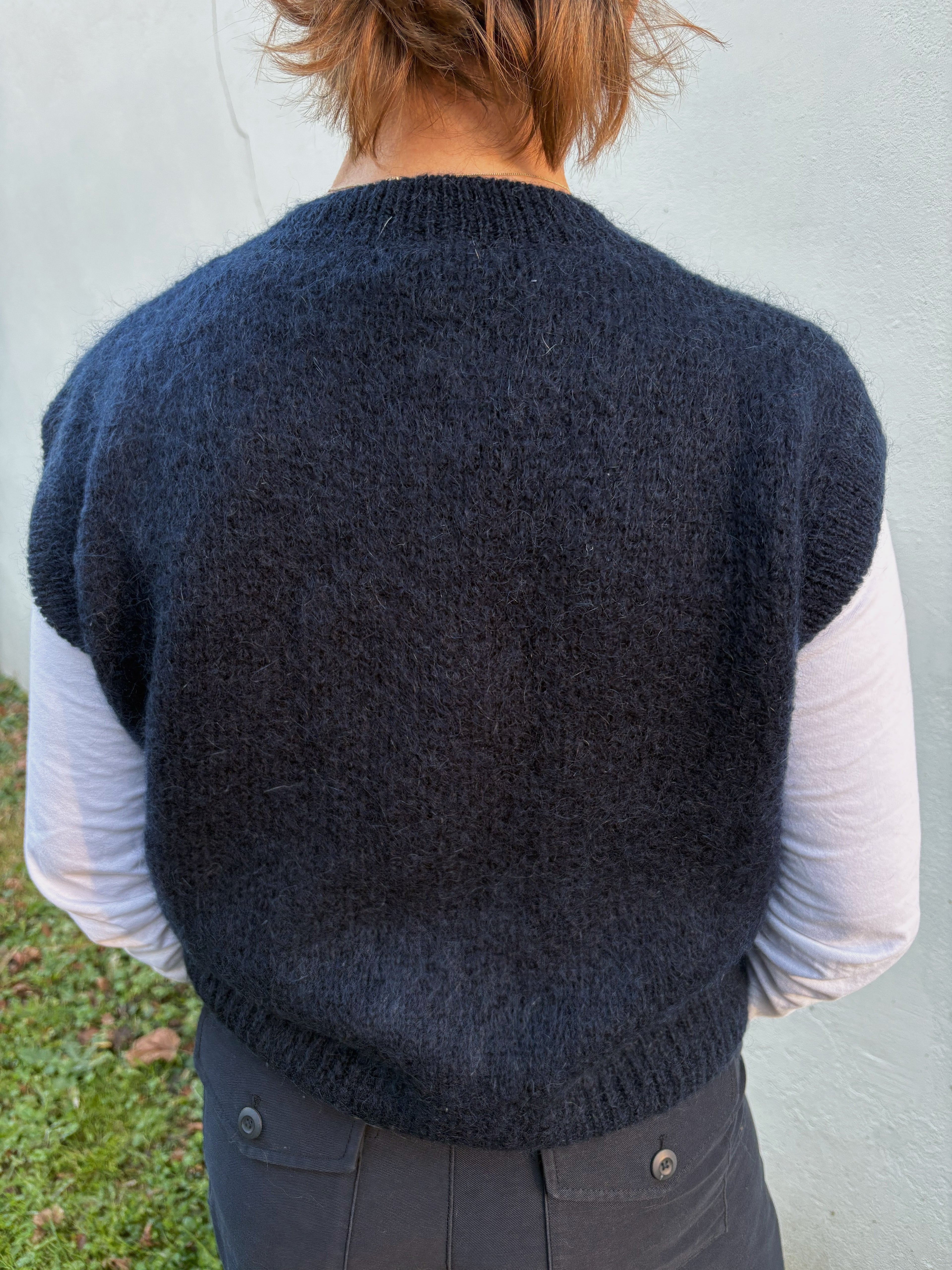 Gilet col rond sans manches