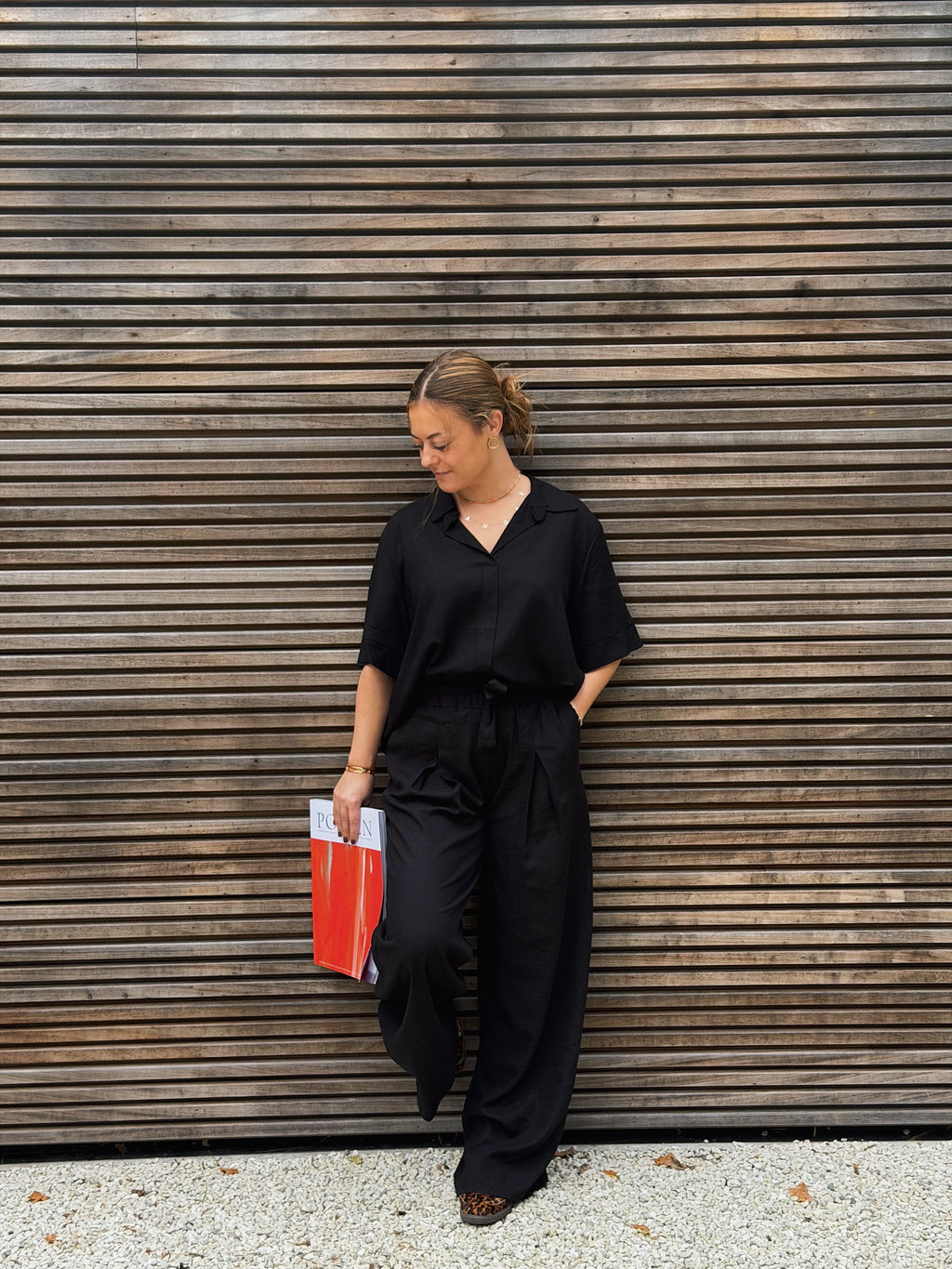 Pantalon ample avec ceinture